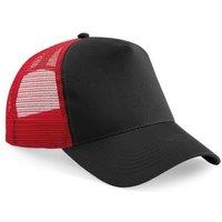 Beechfield Men's Snapback Trucker Cap in Crimson