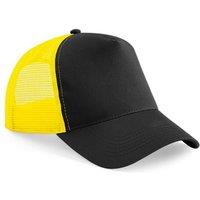 Beechfield Men's Snapback Trucker Cap in Yellow