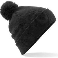 Beechfield Men's Original Pom Pom Beanie in Black