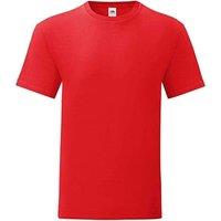 Fruit of the Loom Men's Iconic 150 T-Shirt in Red | Size: 3XL