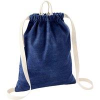 Bagbase Men's Denim Gymsac in Blue