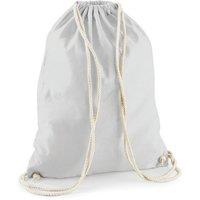 Westford Mill Men's Drawstring Bag in White