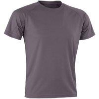 Spiro Men's Impact Aircool T-Shirt in Grey | Size: Large