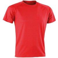 Spiro Men's Impact Aircool T-Shirt in Red | Size: Large