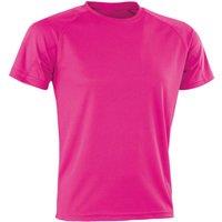 Spiro Men's Impact Aircool T-Shirt in Pink | Size: Large