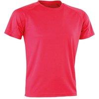 Spiro Men's Impact Aircool T-Shirt in Bright Pink | Size: XS
