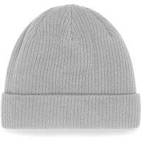Beechfield Men's Cotton Beanie in Light Grey