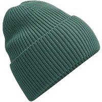 Beechfield Men's Cuffed Oversized Beanie in Green