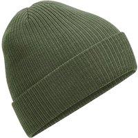 Beechfield Men's Ribbed Polylana Beanie in Dark Olive