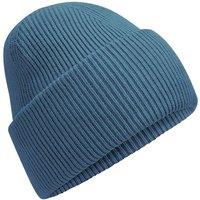 Beechfield Men's Classic Deep Cuffed Beanie in Blue