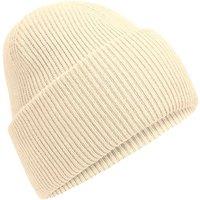 Beechfield Men's Classic Deep Cuffed Beanie in Off-White
