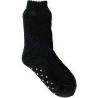 Ribbon Men's Sherpa Ankle Socks in Black | Size: 7-11