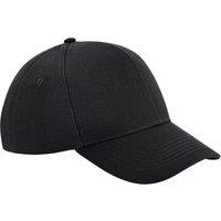 Beechfield Men's Ultimate 6 Panel Cap in Black