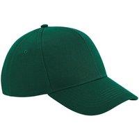 Beechfield Men's Ultimate 6 Panel Cap in Bottle Green