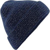 Beechfield Men's Reflective Beanie in Navy