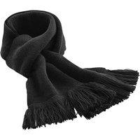 Beechfield Men's Classic Knitted Scarf in Black