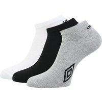 Umbro Men's Logo Trainer Socks (Pack of 3) in White | Size: 6-11