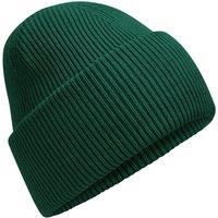 Beechfield Men's Classic Deep Cuffed Beanie in Bottle Green