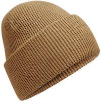 Beechfield Men's Classic Deep Cuffed Beanie in Light Brown
