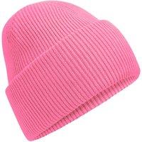 Beechfield Men's Classic Deep Cuffed Beanie in Pink