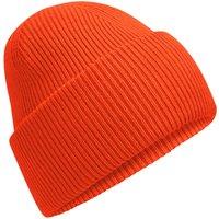 Beechfield Men's Classic Deep Cuffed Beanie in Pale Orange