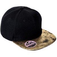 Result Men's Bronx Glitter Flat Peak Snapback Cap in Black
