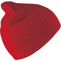 Result Men's Double Knit Beanie in Red