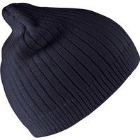 Result Men's Double Knit Beanie in Navy