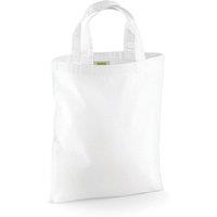 Westford Mill Men's Mini Reusable Tote Bag in White