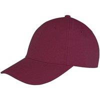 Result Men's Memphis Brushed Cotton Cap in Burgundy