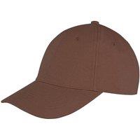 Result Men's Memphis Brushed Cotton Cap in Chocolate
