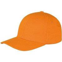 Result Men's Memphis Brushed Cotton Cap in Orange