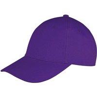 Result Men's Memphis Brushed Cotton Cap in Purple