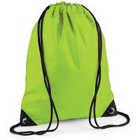 Bagbase Men's Premium Drawstring Bag in Lime