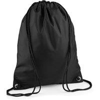 Bagbase Men's Premium Drawstring Bag in Black