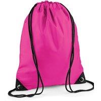 Bagbase Men's Premium Drawstring Bag in Fuchsia