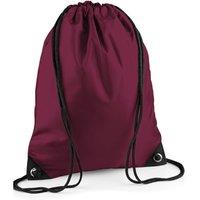 Bagbase Men's Premium Drawstring Bag in Burgundy