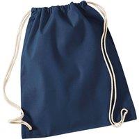 Westford Mill Men's Cotton Drawstring Bag in Navy