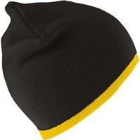 Result Men's Reversible Fashion Beanie in Black