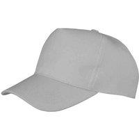 Result Men's Boston 5 Panel Baseball Cap in Mid Grey