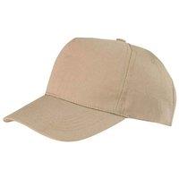 Result Men's Boston 5 Panel Baseball Cap in Khaki