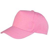 Result Men's Boston 5 Panel Baseball Cap in Pink