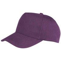 Result Men's Boston 5 Panel Baseball Cap in Purple