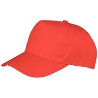Result Men's Boston 5 Panel Baseball Cap in Red