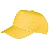 Result Men's Boston 5 Panel Baseball Cap in Yellow