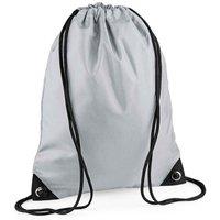 Bagbase Men's Premium Drawstring Bag in Light Grey