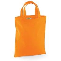 Westford Mill Men's Mini Reusable Tote Bag in Orange