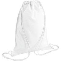 Bagbase Men's Sublimation Drawstring Bag in White