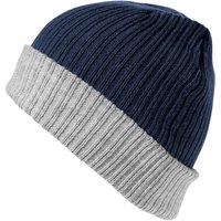 Result Men's Double Layered Beanie in Navy
