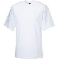 Russell Men's Classic Ringspun Cotton T-Shirt in White | Size: XL